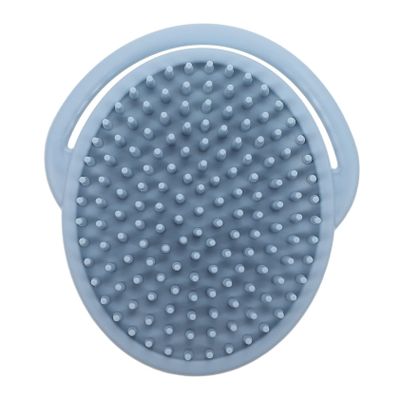 Silicone Baby Massage Brush for Bathing and Hair, Blue
