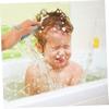 Silicone Baby Massage Brush for Bathing and Hair, Blue view 3