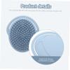 Silicone Baby Massage Brush for Bathing and Hair, Blue view 4