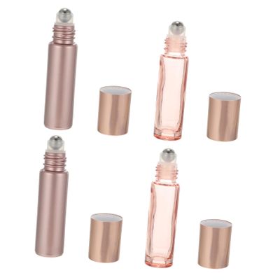 PAMINGONO 12-Pack 10ml Glass Roller Bottles, Leakproof and Refillable