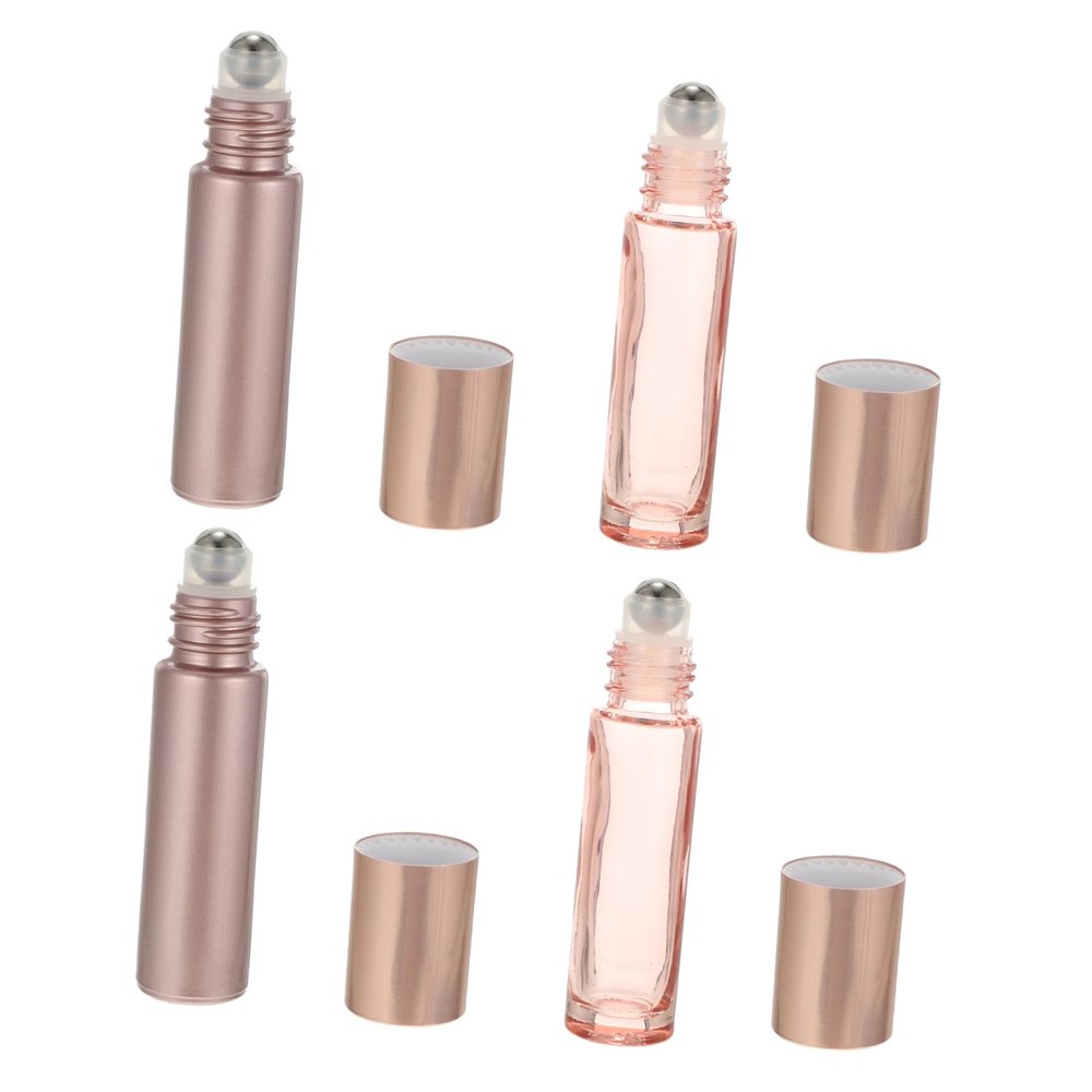 PAMINGONO 12-Pack 10ml Glass Roller Bottles, Leakproof and Refillable