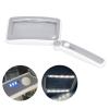 4X Handheld Magnifying Glass with 10 LED Lights, Rechargeable Reading Magnifier view 4