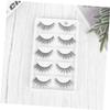 Synthetic Natural Black Dense False Eyelashes, Fiber view 2