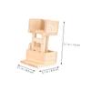 BELLIFFY Wooden House with Climbing Ladder for Hamsters, Mice, and Rats view 2