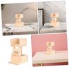 BELLIFFY Wooden House with Climbing Ladder for Hamsters, Mice, and Rats view 4