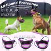 Breathable Adjustable Soft Cloth Dog Muzzle view 4