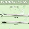 MYGLOAR 2-Pack Aquarium Tweezers view 2