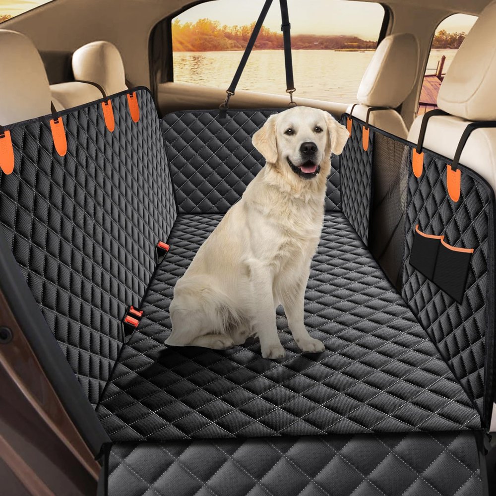 WUDIJING Dog Car Seat Cover for VW ID.7 2023–2024, Black