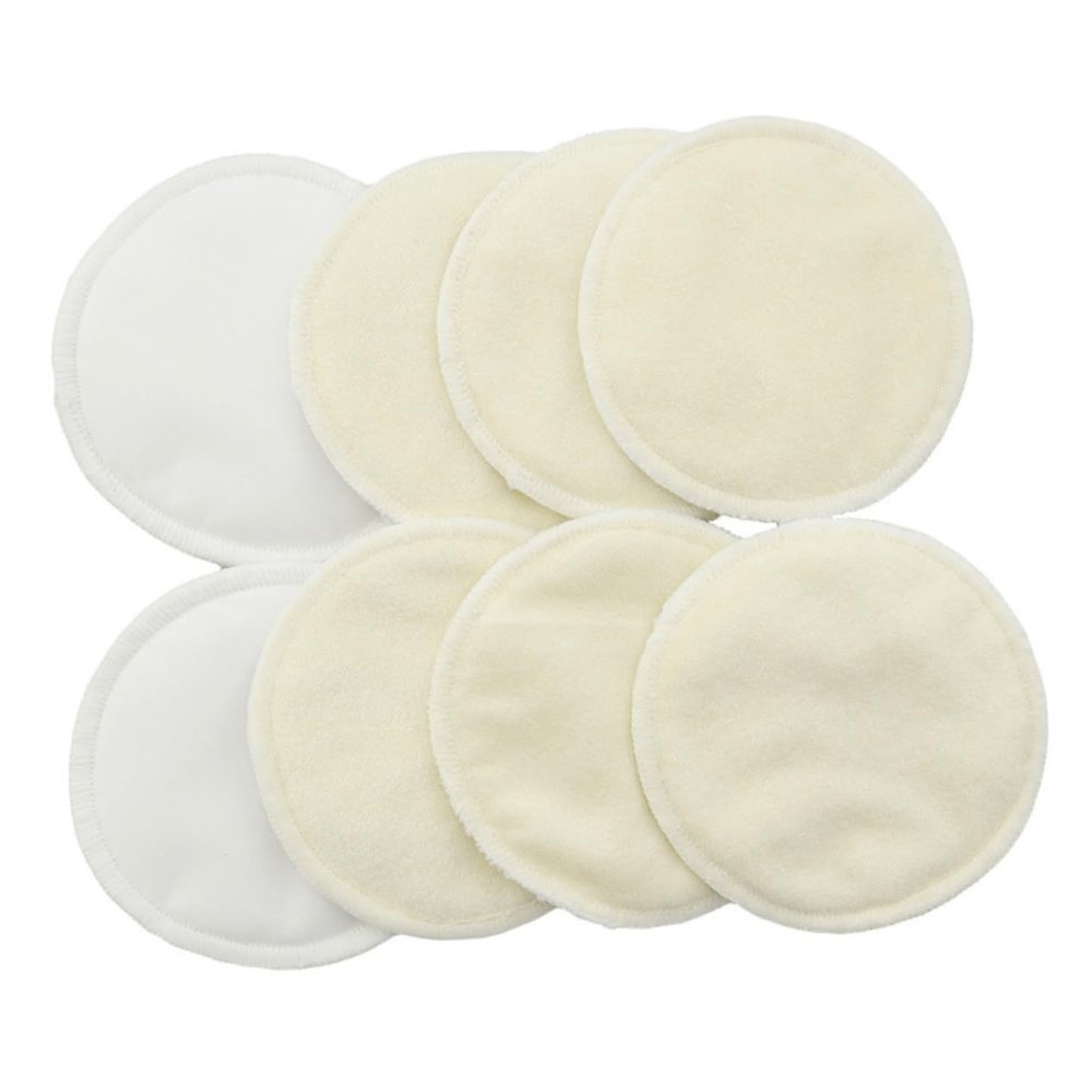 JOINPAYA Reusable Bamboo Nursing Pads, 8-Pack
