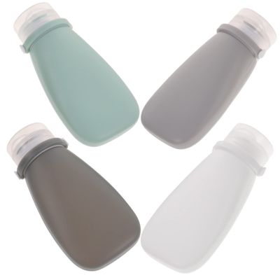 90 ml Silicone Travel Bottles with Leak-Proof Lids