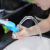Food-Grade Gray Silicone Faucet Extender for Handwashing view 2