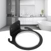 Black Space Aluminum Hair Dryer Holder Rack view 3