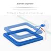 Orolotay Floating Aquarium Fish Feeding Rings with Suction Cups, Blue, 2-Pack view 3