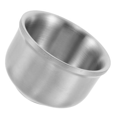 HOUDERCO Stainless Steel Shaving Bowl for Men, Shaving Soap Cup for Facial Cleansing, Multifunctional for Travel and Business Trips