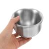 HOUDERCO Stainless Steel Shaving Bowl for Men, Shaving Soap Cup for Facial Cleansing, Multifunctional for Travel and Business Trips view 3