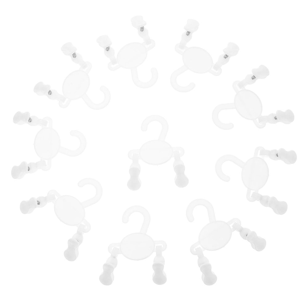 TEMPNAP 10-Piece Kids' Hangers with Adjustable Clips