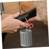 10 Silicone Finger Protection Rings for Pet Grooming Scissors, Red view 4