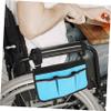 Blue Wheelchair Bag, Oxford Fabric Hanging Bag for Mobility Aids view 3