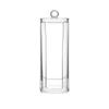 Orolotay Round Clear Acrylic Cotton Pad Container with Lid view 1