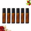 TOVINANNA Glass Roller Bottles for Essential Oils, 6 x 10 mL, Refillable, with Stainless Steel Roller Balls view 2