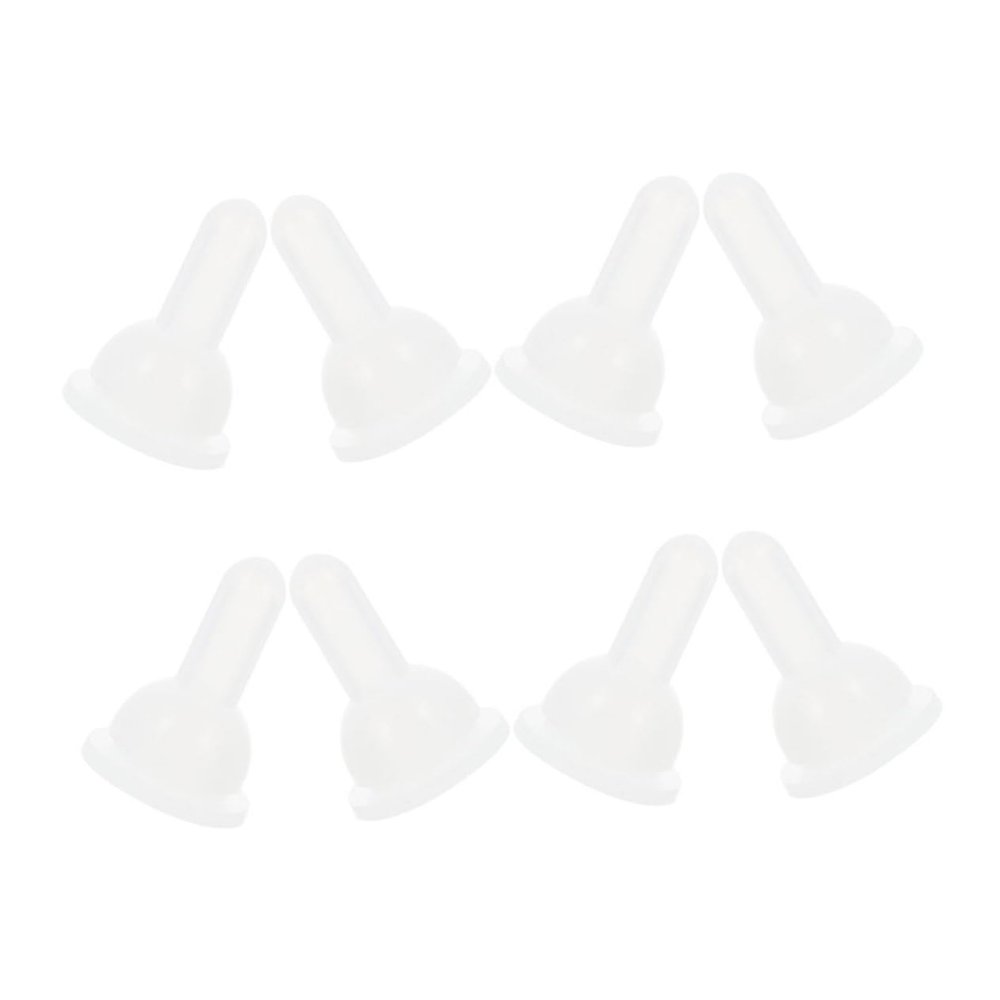 Yardwe 8-Pack Soft Silicone Milk Drinkers for Pets