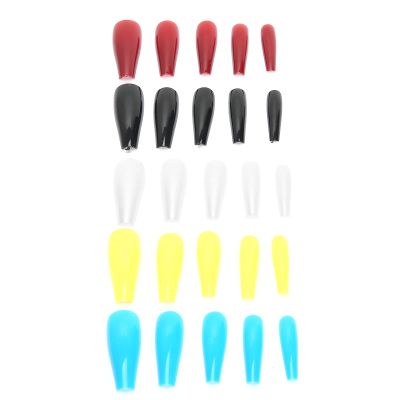 100-Piece Stiletto Press-On Nail Tips, Full-Cover Artificial Nails