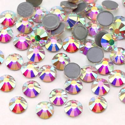 SS6–SS30 Crystal AB Hot-Fix Rhinestones, Multicolor, 288 Pieces