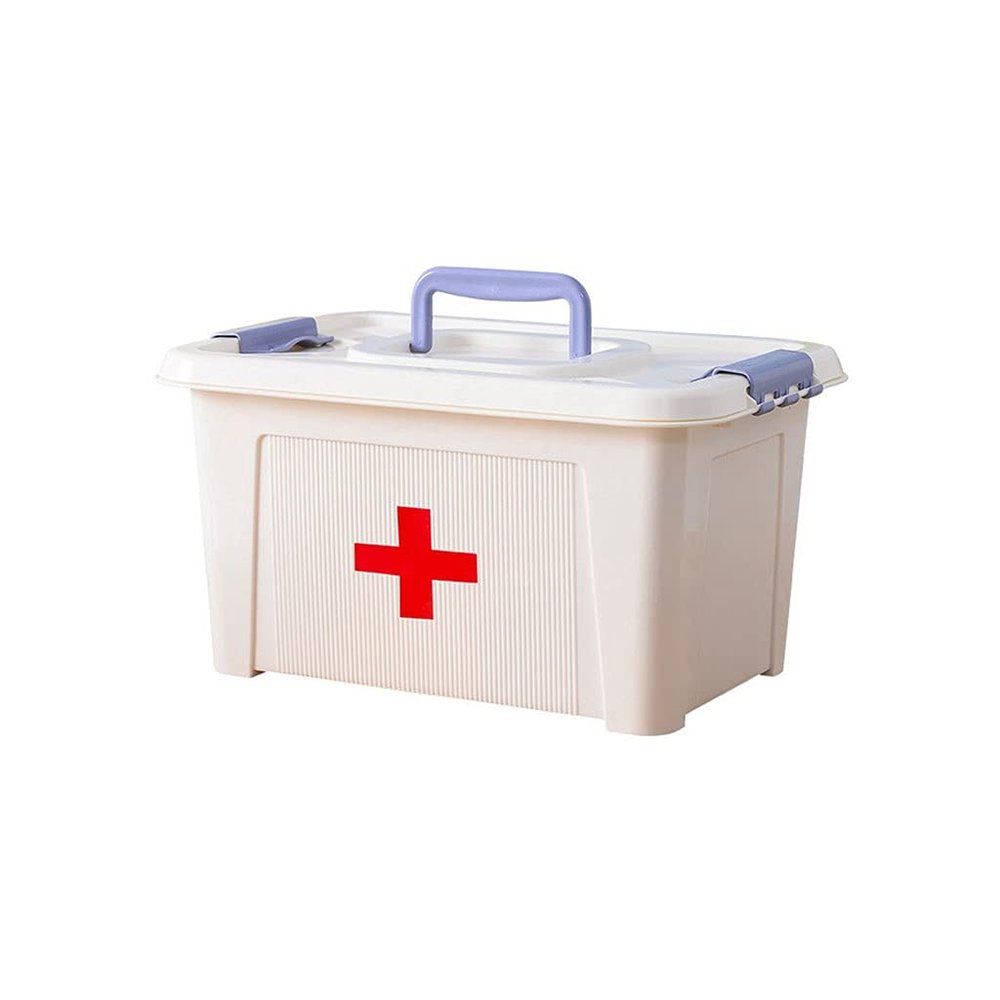 VDLLQYN Double-Layer Portable First-Aid Storage Box