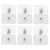 KOMBIUDA Baby Safety Furniture Anchors, PVC and Stainless Steel, 6-Piece Self-Adhesive Anti-Tip Fasteners view 1