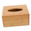 KONTONTY Rectangular Bamboo Tissue Box view 1