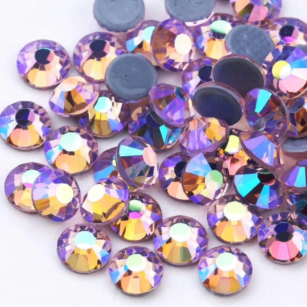 SS20 Light Pink AB Hot-Fix Rhinestones, 1,440 Pieces
