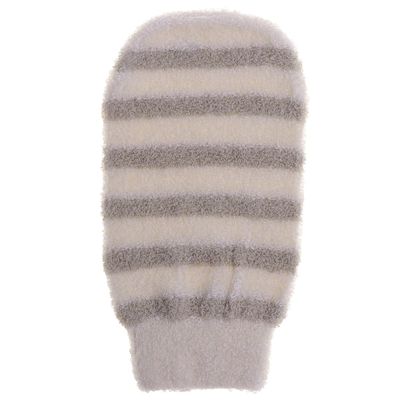 Linen and Cotton Exfoliating Glove for Bath and Sauna, 1 Piece