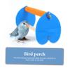 Happyyami Parrot Perch and Acrylic Stand view 3