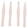 Healeved 4-Piece Eyebrow Clip Set, Beauty Tweezers for Hair Removal view 1