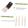Healeved 4-Piece Eyebrow Clip Set, Beauty Tweezers for Hair Removal view 3