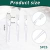 CUEMOON 5-Piece Facial Mask Brush Set, White view 2