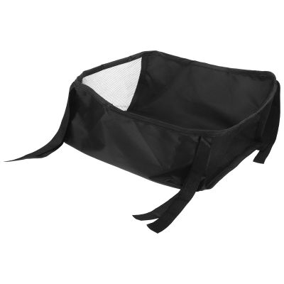 HAPINARY Universal Stroller Bottom Organizer Bag, Oxford Fabric Diaper and Pacifier Storage Basket
