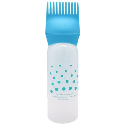 Hair Dye Applicator Bottle with Scalp Massage Comb