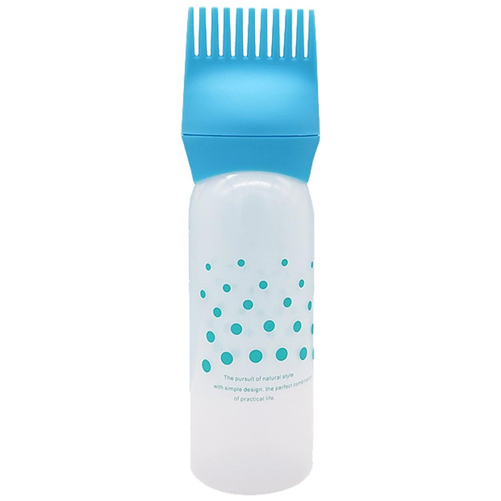 Hair Dye Applicator Bottle with Scalp Massage Comb