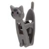 6 Pack Cat Snack Clips, Metal Spring, Secure Grip, Food Bag Clip (Gray) view 4