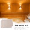 Felt Sauna Mat Set, 2 Sauna Seat Mats view 3