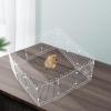 HAPINARY 12-Piece Iron Hamster Playpen, Foldable and Easy to Store, for Small Pets view 4