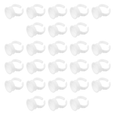 minkissy 500-Piece Pigment Ring Cups for Eyelash Extensions, Face Painting, Nail Art and More