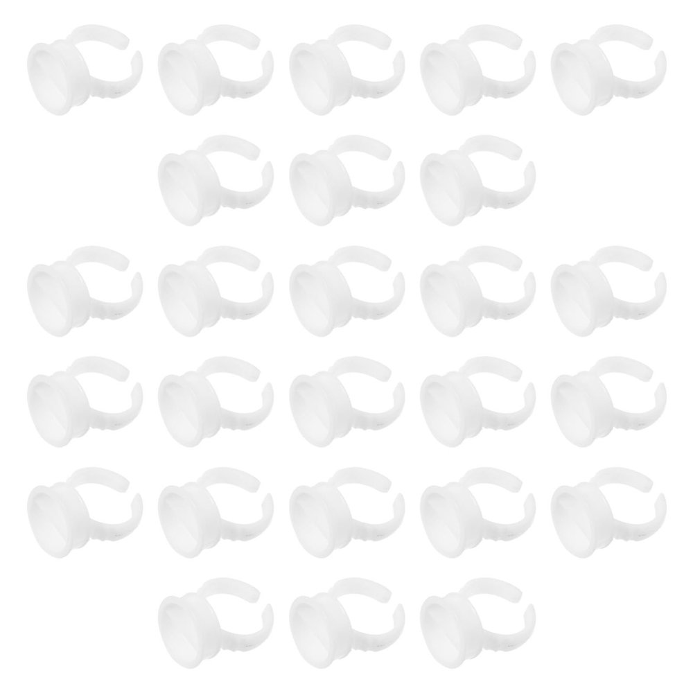 minkissy 500-Piece Pigment Ring Cups for Eyelash Extensions, Face Painting, Nail Art and More