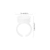 minkissy 500-Piece Pigment Ring Cups for Eyelash Extensions, Face Painting, Nail Art and More view 2