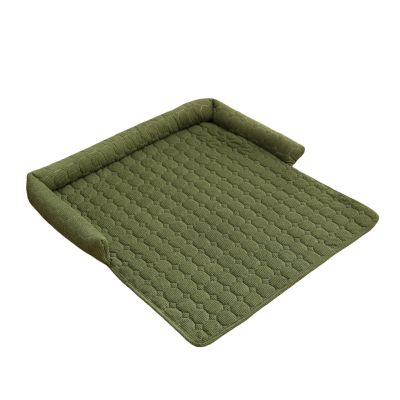Dog Sofa Bed 75 x 75 cm, Non-Slip, Washable, Green