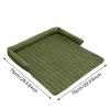 Dog Sofa Bed 75 x 75 cm, Non-Slip, Washable, Green view 4