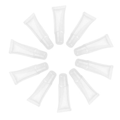 Lawnrden 10-Pack Empty Refillable 15 mL Plastic Soft Squeeze Cosmetic Bottles