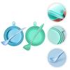 Toddmomy 4-Piece Pet Food Can Lids with Spoons view 3