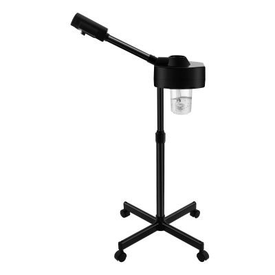 BJTDLLX Black Facial Steamer, 800W, 360° Rotating, Height-Adjustable